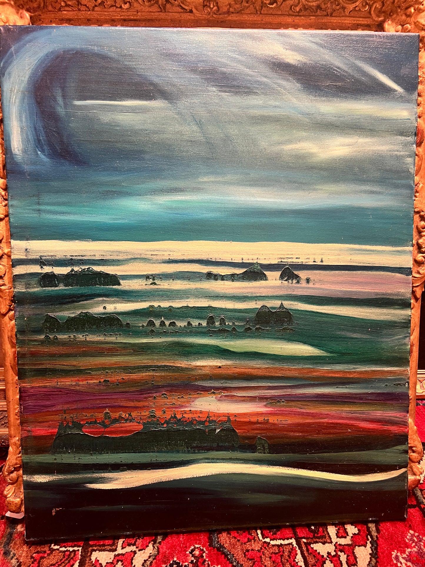 Wondrous Moments in Blue by Artist Robert Parro