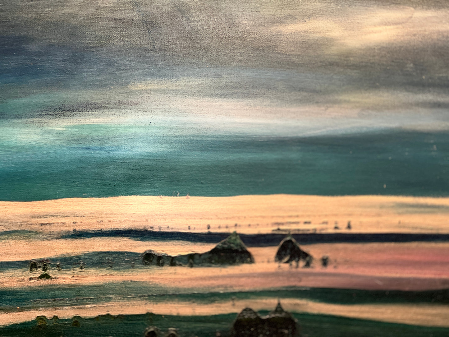 Wondrous Moments in Blue by Artist Robert Parro