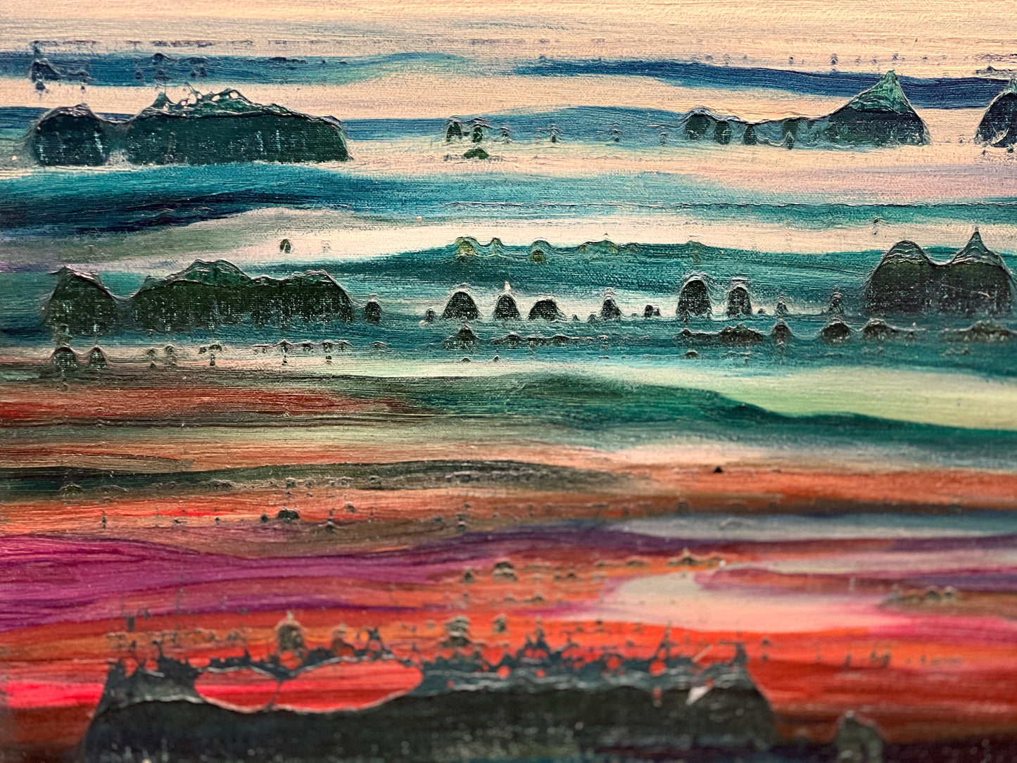 Wondrous Moments in Blue by Artist Robert Parro