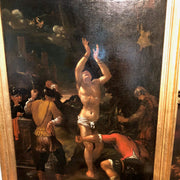 17TH C DUTCH OLD MASTER. MARTYRDOM OF SAINT SEBASTIAN