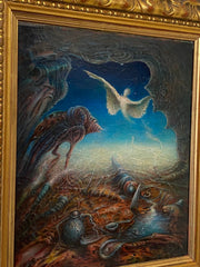 JOSEPH CACH (1946-PRESENT) CANADIAN "ANGEL OVER WASTELAND"